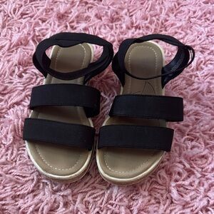 Black Strappy Sandals